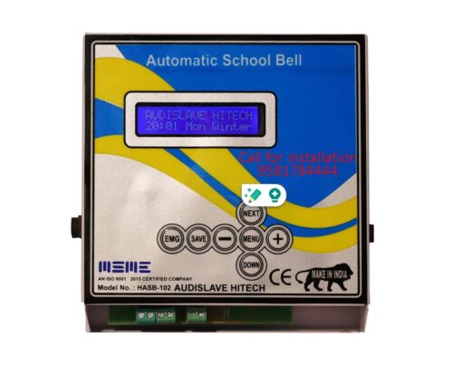 Smart Automatic School Bell With Audio Announcement Bell Connect Speaker And Amplifier