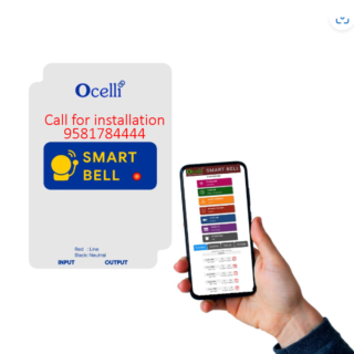 OCELLI School Bell Timer Smart Automatic Bell Management System 3Seasons - 20 Sessions/Bells Per Day Unlimited Holidays with wi-fi