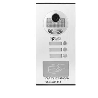VDP OUTDOOR UNIT HAWKVISION 3BELL WITH RFID FUNCTION HV-D4-3-OU