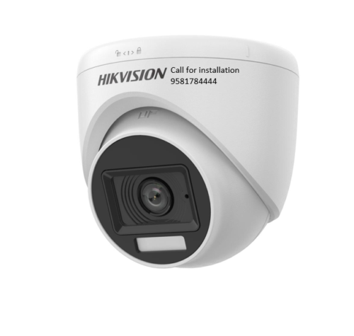 5MP INDOOR DOME SECURITY CCTV CAMERA HIKVISION DS-2CE70KF0T-PFS 3K COLORVU BUILT-IN MIC