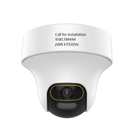 SECURITY CCTV CAMERA HIKVISION DS-2CE70DF3T-PTS 2MP ColorVu Indoor Dome Audio Fixed PT Camera