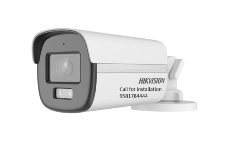 BUY HIKVISION 5MP 3K CCTV CAMERA DS-2CE12KF0T-FS ColorVu Audio Fixed Bullet Camera CCTV Camera For Home