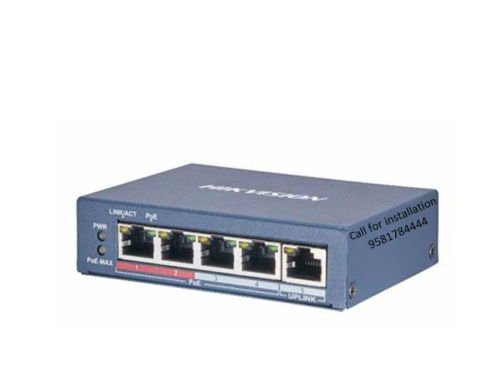 HIKVISION 4PORT FAST ETHERNET SMART POE SWITCH DS-3E1105P-EI NETWORK SWITCH