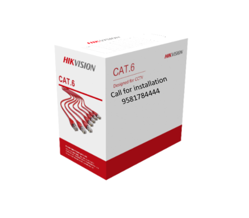 CATE 6 UTP NETWORK CABLE 305M HIKVISION DS-1LN6U-W/CCA CCA,0.565 MM