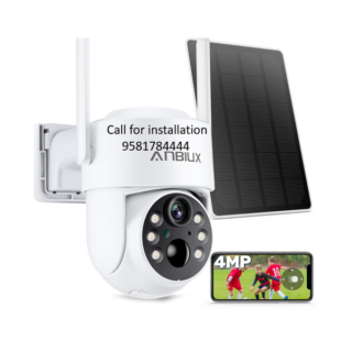 ANBIUX 2.5K 4MP Solar Security CCTV Cameras Wireless Outdoor