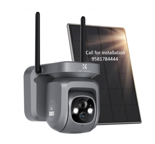 K&F Concept Solar Wi-Fi 2K HD Outdoor CCTV Camera