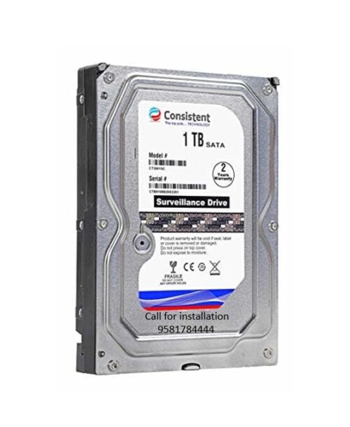 Consistent 1TB CCTV Surveillance Hard Disk Drive 16Channel Support