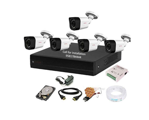 CP Plus 2.4MP HD 5Outdoor Camera and 8Channel DVR Kit