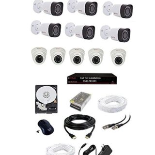 CP Plus 2.4MP 6Bullet 5Dome and 16Channel DVR Combo Set