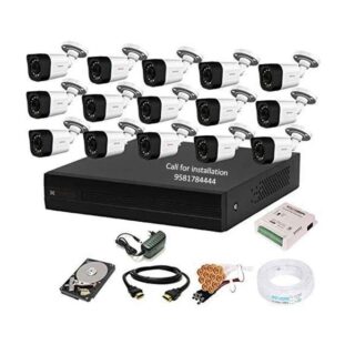 CP Plus 2.4MP 16Bullet Camera with 16Channel DVR Combo