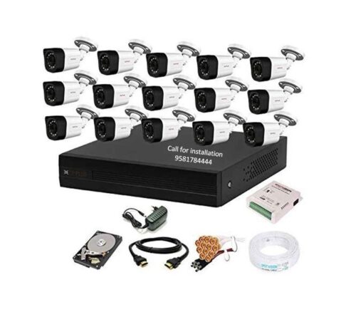 CP Plus 2.4MP 16Bullet Camera with 16Channel DVR Combo
