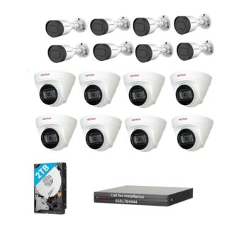 CP PLUS IP 2MP 16Camera 16Channel NVR Combo 8Bullet 8Dome