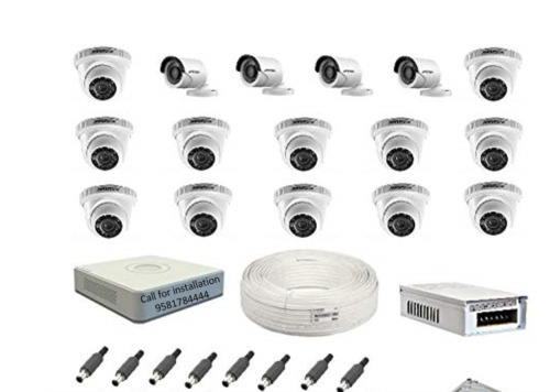 HIKVISION Surveillance Kit of 4Bullet and 12Dome Camera 16Ch DVR