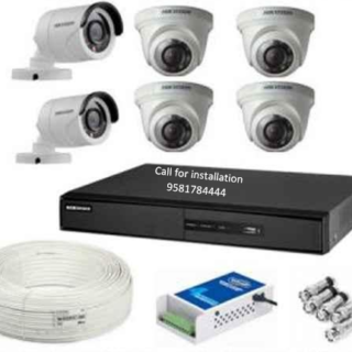 Hikvision 6Cameras 5MP with 8Channel DVR Combo Kit 2Dome 4Bullet
