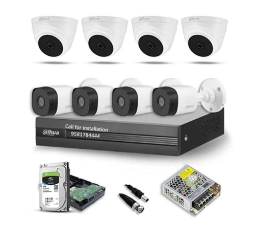 Dahua 5MP 4Dome 4Bullet Camera 8Channel DVR 1TB HDD Combo