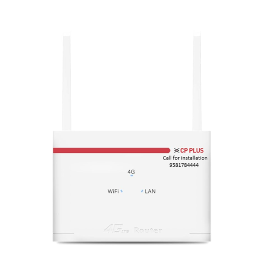CP Plus 4G SIM Card Wi-Fi Router with High Speed 4G