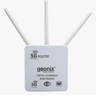 Geonix 5G SIM Support and 4G Network Support Wi-Fi Router