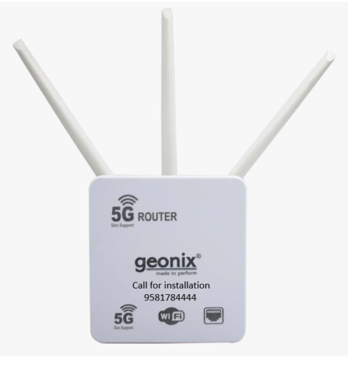 Geonix 5G SIM Support and 4G Network Support Wi-Fi Router