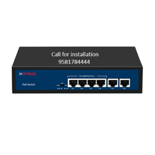 4 PoE Ports and 2 Uplink Ports CP Plus CP-DNW-HPU4H2-48-V2