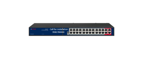 16Port POE with 2G+1SFP AI PoE Switch CP Plus CP-ANW-HP16G2F1-N30