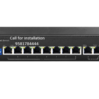 CP Plus CP-ANW-HP8H2-96 10 Port 10/100Mbps AI PoE Switch