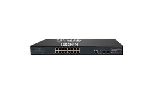 CP Plus 16Port Gigabit and 2Port Gigabit SFP CP-ANW-GPM16F2-N30