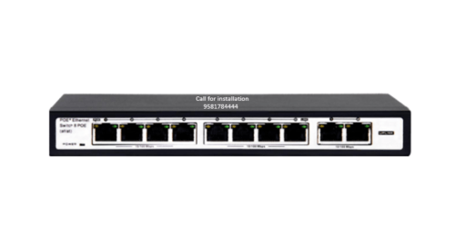 8 Ports POE and 2 Up-Link Ports Switch Securus SS-N08EP-G2