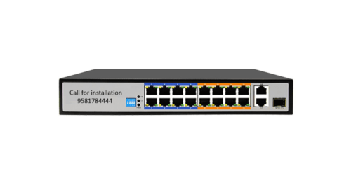 Securus 16 Ports POE SS-N16EP-G2 2Ports Uplink and 1Port SFP