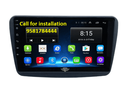 Ateen Toyota Glanza Car Music System with Navigation TouchScreen 9-inch