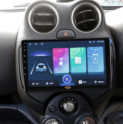 Ateen 9inch Touch Screen with Car Music System Renault Pulse - Image 2