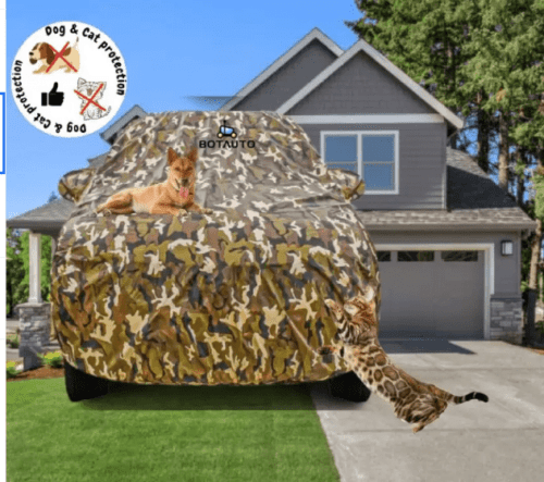 Waterproof Car Body Cover Compatible with Toyota Rumion Mirror Pockets - Image 4