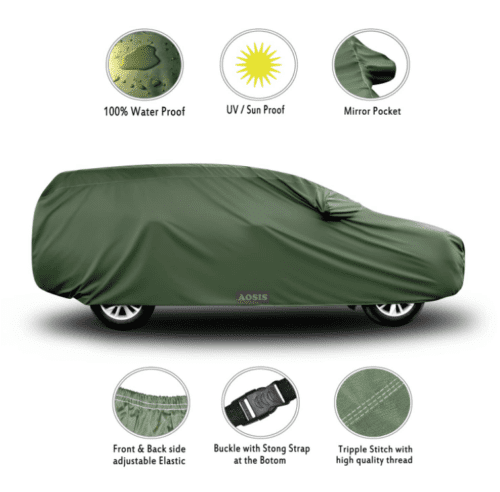 Toyota Urban Cruiser Hyryder Waterproof Car Body Cover 3Layered Fabric - Image 2