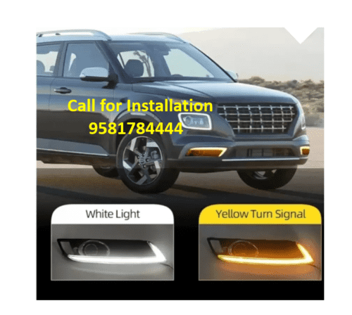 Signal Light DRL Fog Lamp for Hyundai Venue Car