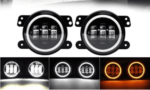 LED White fog lamp 4 inch 60w for Mahindra Thar - Image 2