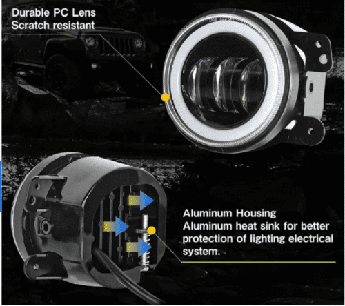 Dual Color LED Fog Light Unit for Ford Fiesta - Image 5