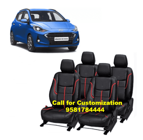 Premium Leather Car Seat Cover For Hyundai Grand i10 NIOS
